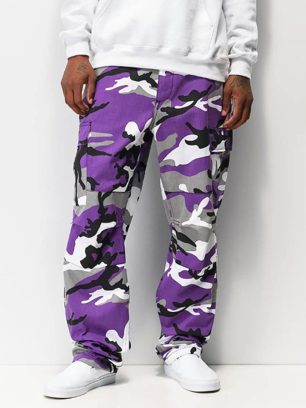 ROTHCO BDU Men's Tactical Ultra Violet Camo Cargo Pants Size S